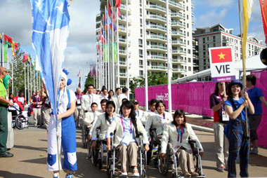 Le Vietnam participe aux Jeux paralympiques de Londres 2012